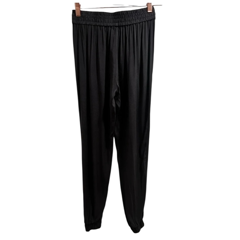Size XS Emerson Thorpe gray silk joggers - Picture 5 of 5